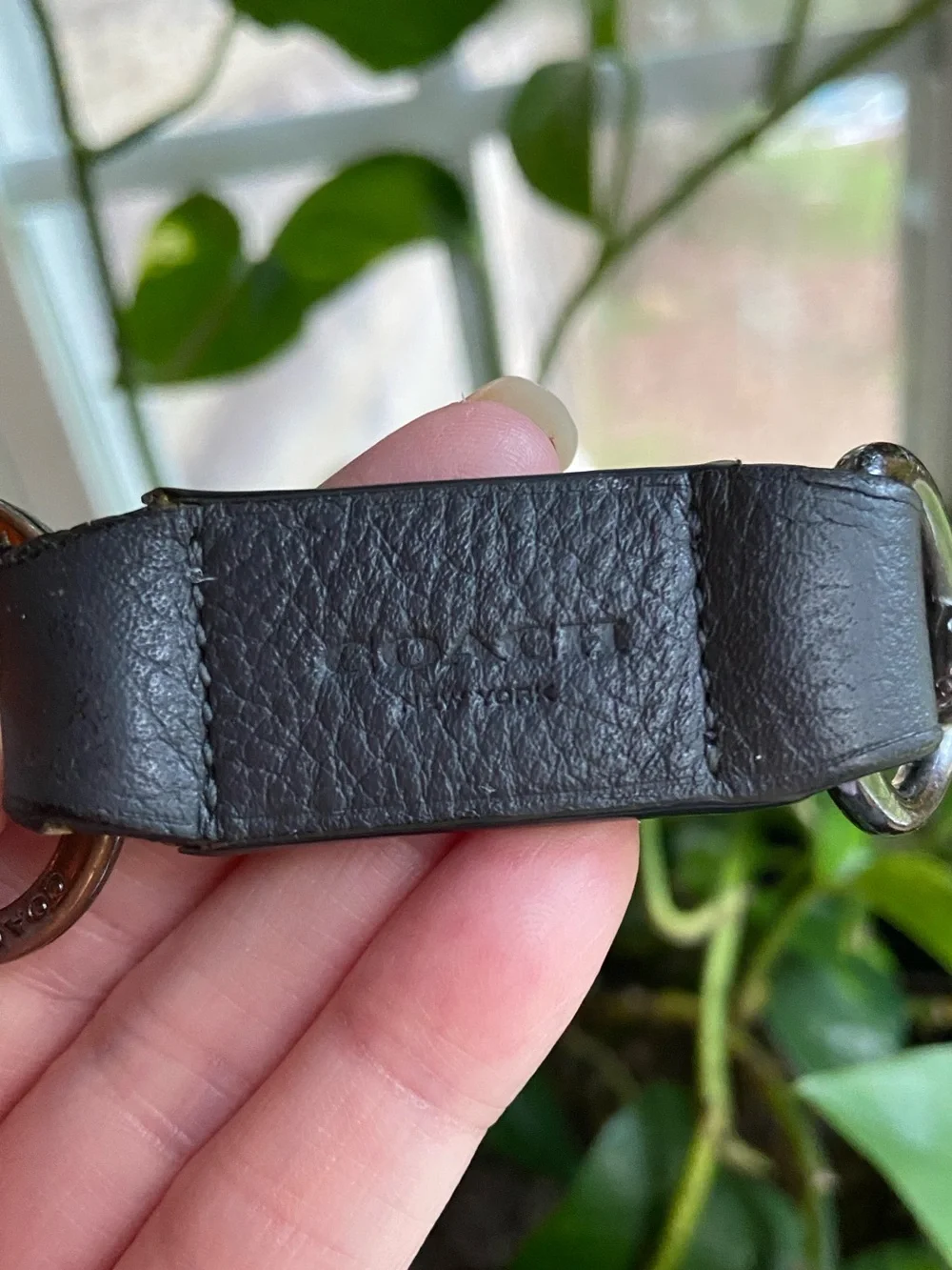 Coach trigger leather